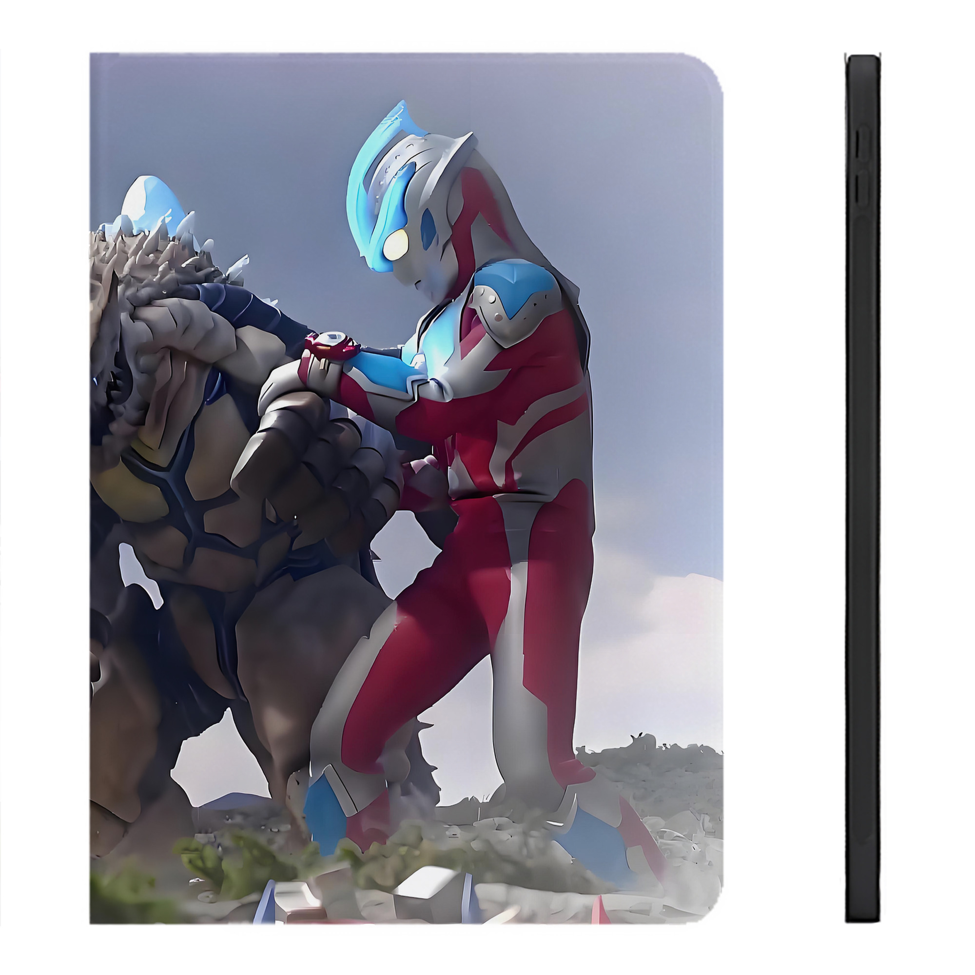 （画像用） ウルトラマン Ultraman IPadケース ペンホルダー付き ブックスタイルデザイン